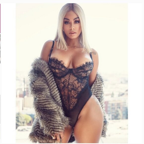 Fashion Nove Hopeless Romantic Teddy - Black - Picture 1 of 12